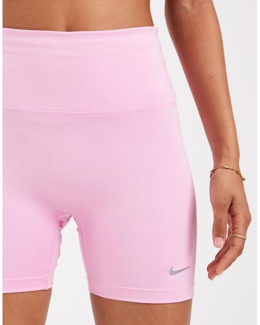 Nike Pink Tempo Dri-Fit High Rise Shorts