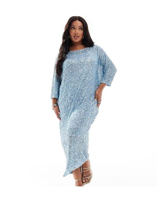 Never Fully Dressed Blue Jem Maxi Dress