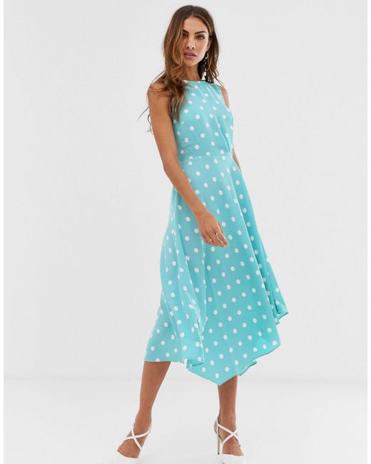 warehouse tie back dress