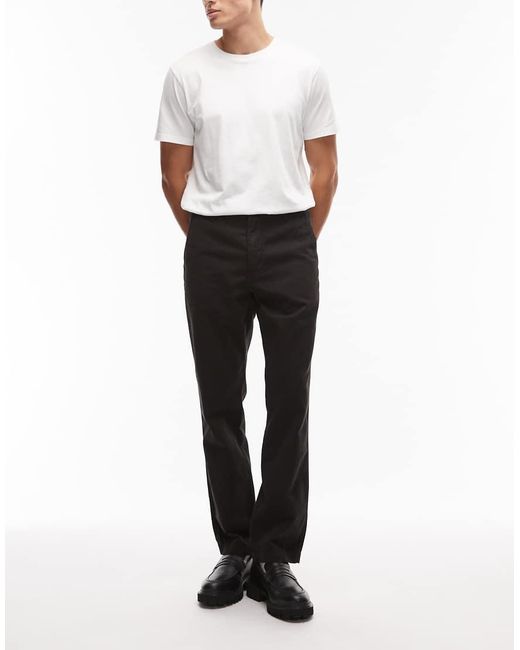 Levi's Black Xx Chino Authentic Relaxed Fit Twill Pants for men