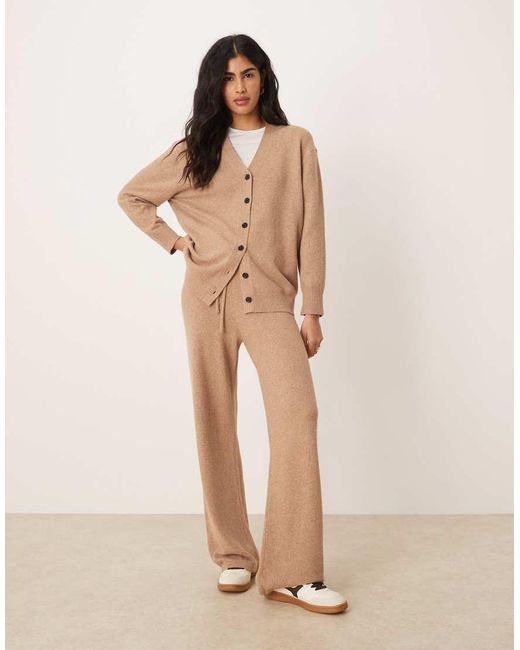 ASOS Natural Longline Boyfriend Midweight Cardigan