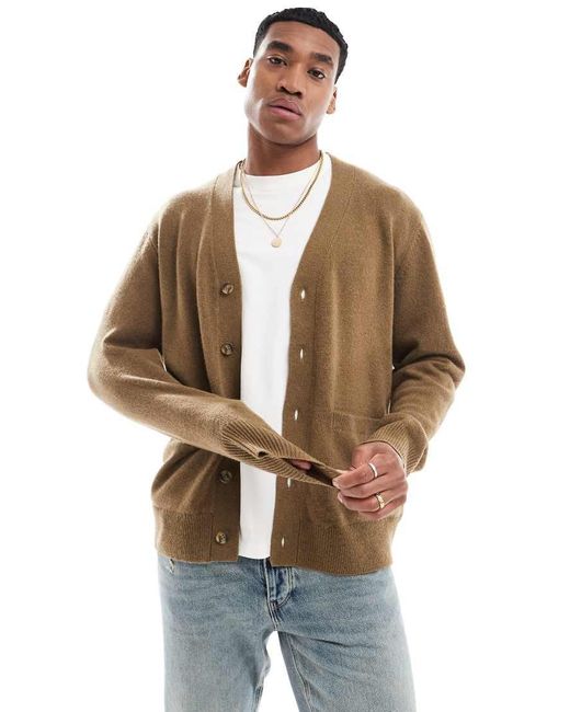 Levi's Natural Richmond Relaxed Knitted Cardigan for men