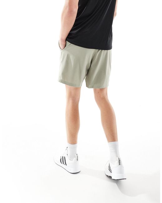 Pantalones cortos verdes elásticos club tennis Adidas Originals de hombre de color Black