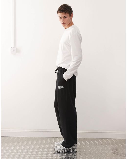 Pantalon Collusion pour homme en coloris Black