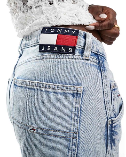 Tommy Hilfiger Blue Daisy Low Rise Baggy Jeans