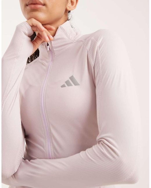 Adidas Originals Pink Adi365 Seasonal Running Jacket