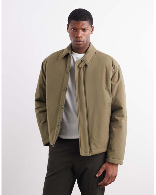 ASOS Green Harrington Jacket for men
