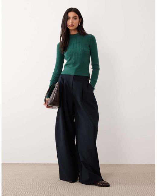 Free People Green Even After Pullover