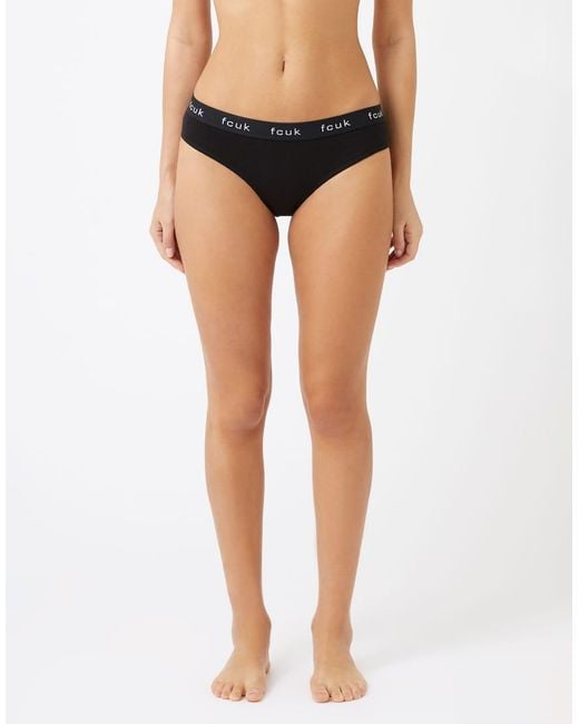 French Connection Blue 7 Pack Cotton Fcuk Ladies Briefs