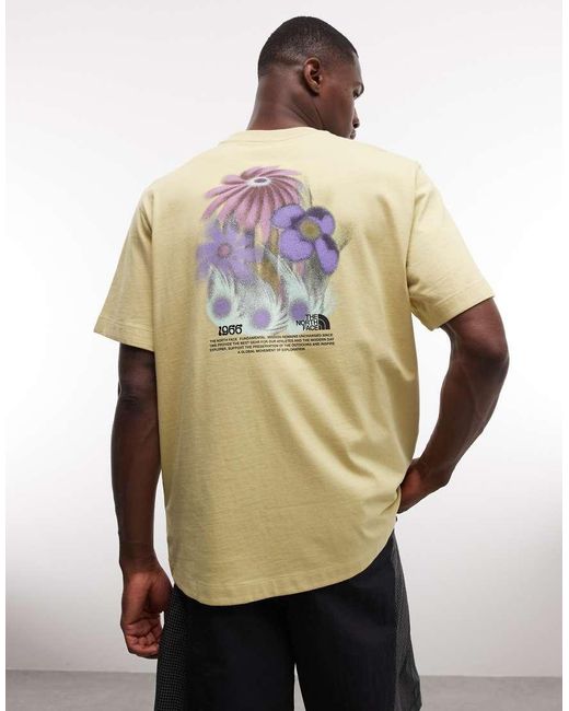 The North Face Green 1966 Flora Backprint Relaxed T-shirt for men
