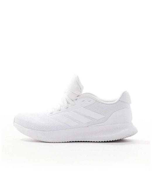Adidas Originals White Adidas Running Runfalcon Trainers for men