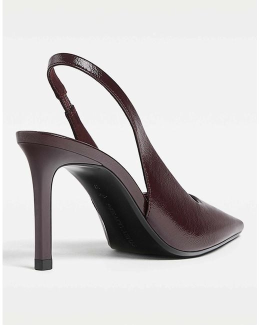 Stradivarius Brown – basic – high heels
