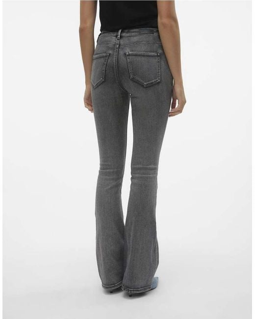 Vero Moda Gray Flared Fit Jeans