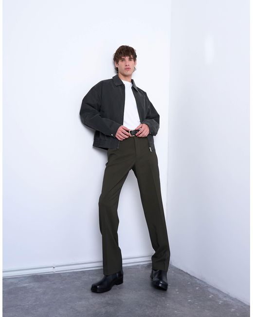 Topman Blue Suede Effect Jacket for men