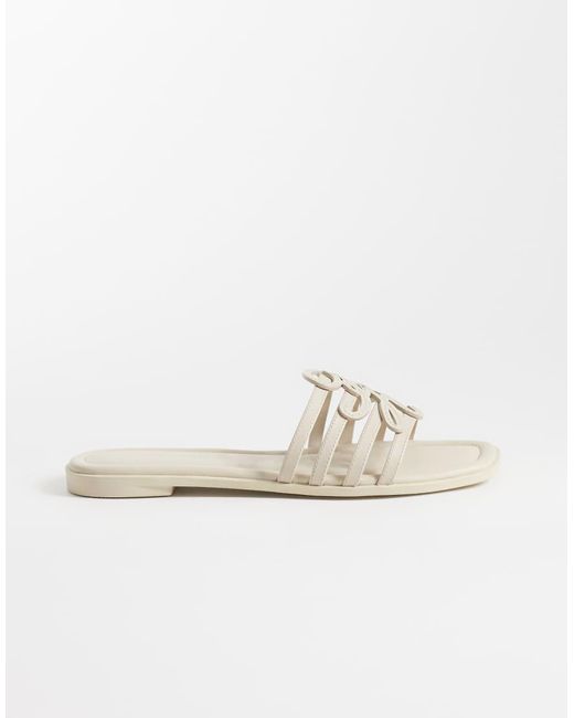 Tommy Hilfiger Natural Script Mule Sandals