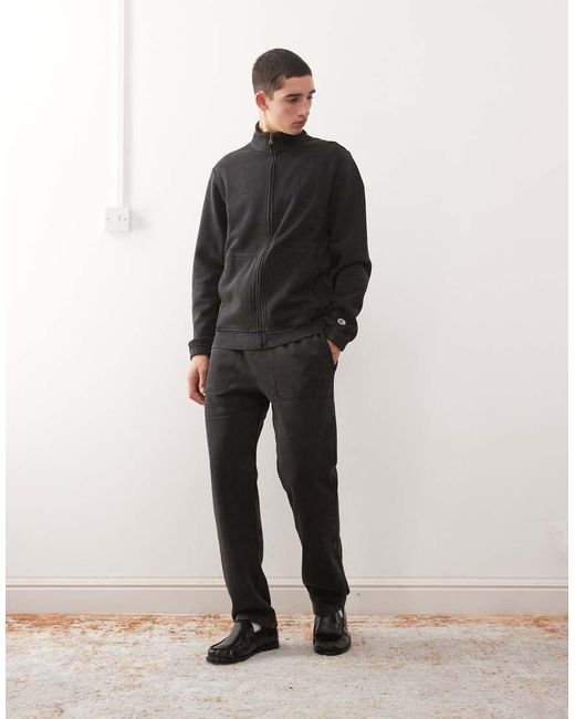 Champion Black Full Zip Tracksuit for men