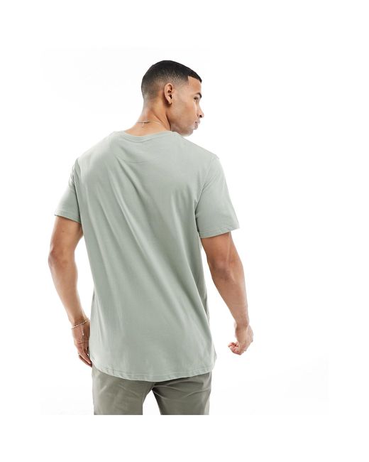 T-shirt oversize - minéral Brave Soul pour homme en coloris Green