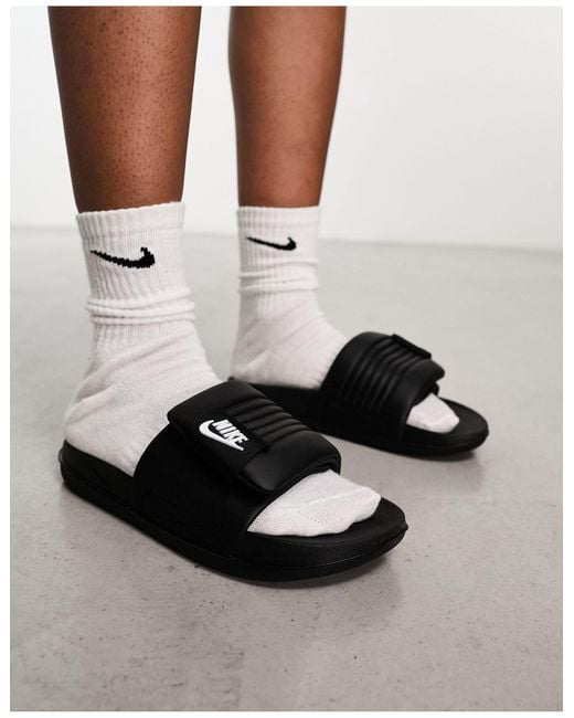 Nike offcourt slide on feet hot sale