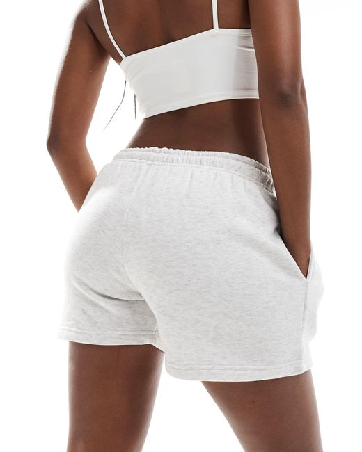 Missy Empire White Exclusive Sweat Short Co-ord