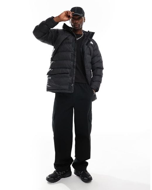 The North Face Black Limbara Puffer Parka Jacket for men