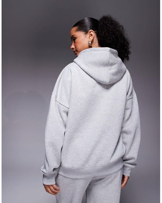Kaiia Gray – oversize-kapuzenpullover mit hohem baumwollanteil