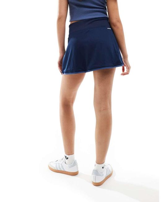 Adidas Originals Blue Adidas Tennis Club Skirt