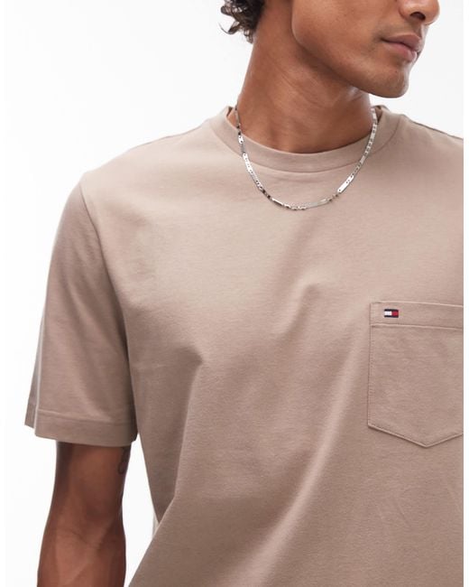 Tommy Hilfiger Natural Essential Pocket T-shirt for men