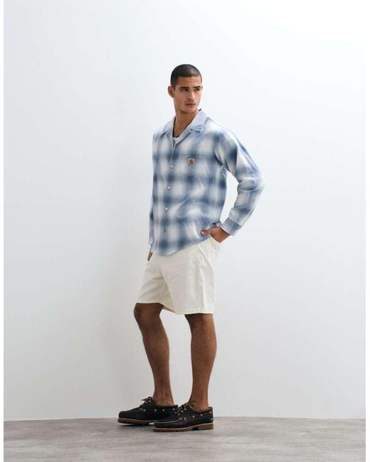 Carhartt Blue Long Sleeve Tyers Shirt for men
