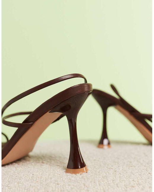 SIMMI Purple Simmi London Allegra Strappy Heeled Sandals