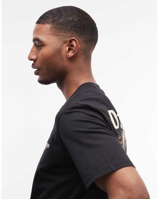 Dickies Black Massieville Backprint T-Shirt for men