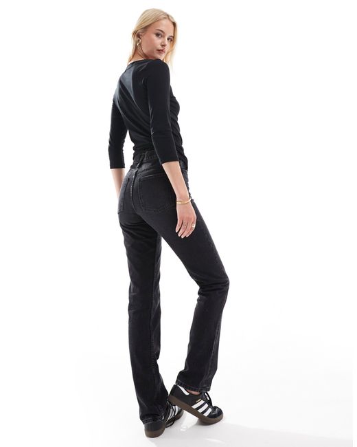 ASOS Blue Asos Design Tall 90S Straight Jeans