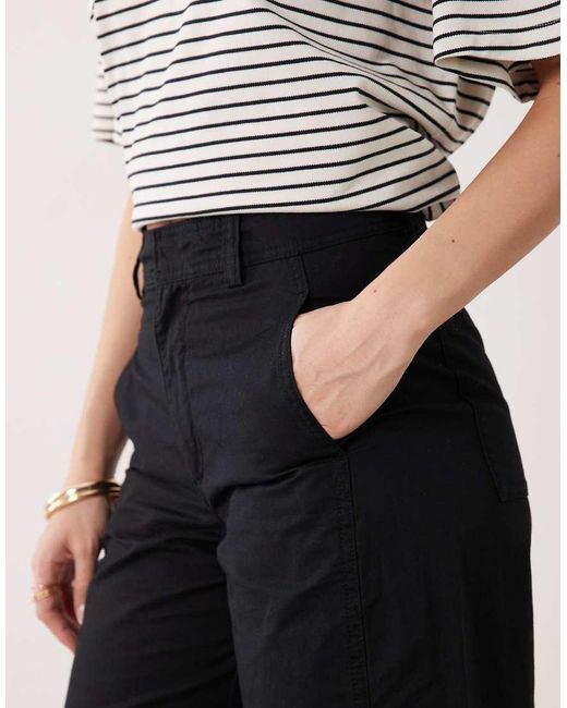 Jdy Gray High Waist Barrel Leg Pants
