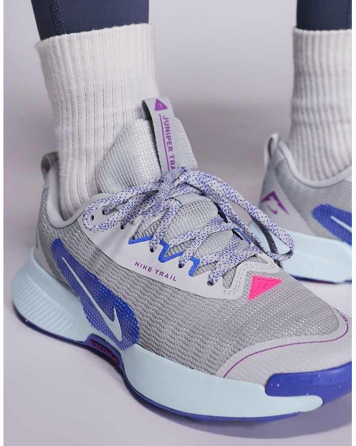 Nike Blue Juniper Trail Trainers
