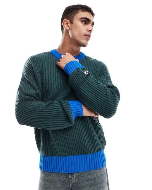 Champion Blue Rochester Collegiate Jumper for men