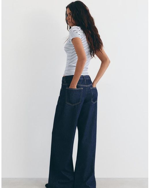 Pull&Bear Blue Pack Of Ribbed T-shirts