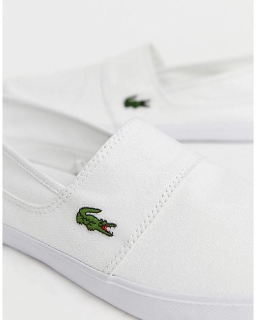 Perspectiva Mismo sin embargo Zapatillas sin cordones en blanco Marice Lacoste de hombre de color Blanco  | Lyst