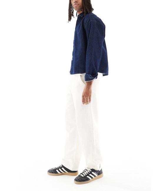 Farah Blue Greenport Drawstring Pants for men