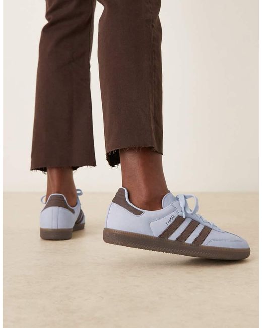 Adidas Originals Brown Samba Og Trainers