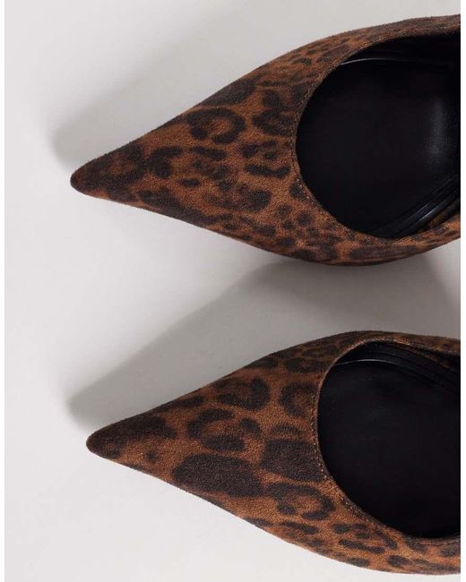 ASOS White Promise Slingback Stiletto High Heel Shoes