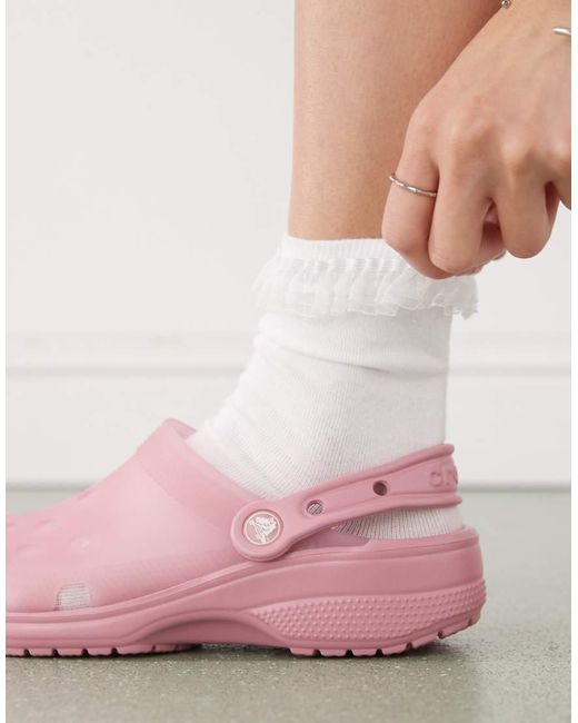 CROCSTM Gray Classic Frosted Clog
