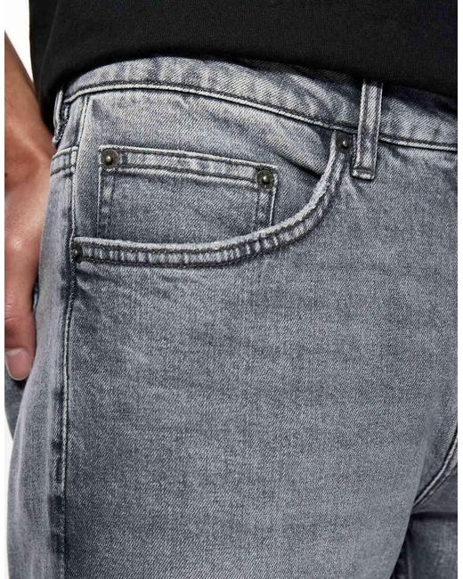 Pull&Bear Black Slim Fit Jeans for men