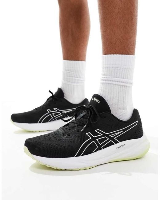 Asics Gel pulse 15 Neutral Running Trainers in Black for Men Lyst UK