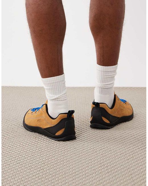 Keen Black Jasper Brushed Suede Sneakers for men
