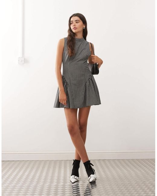 Lioness Natural – chelsea – hochgeschlossenes minikleid