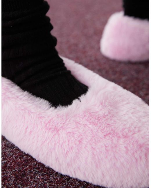 Monki Purple Ballerina Super Soft Slippers