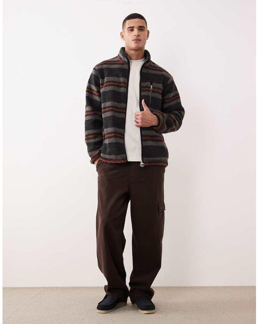 Barbour Black Endmoor Relaxed Fit Fleece for men