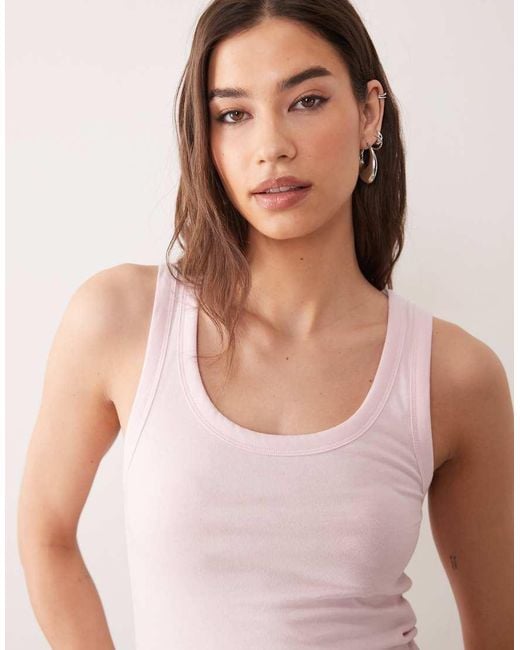 ASOS Pink 2 Pack Pyjama Vest