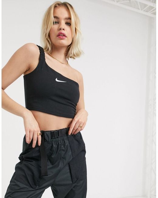 nike one shoulder top
