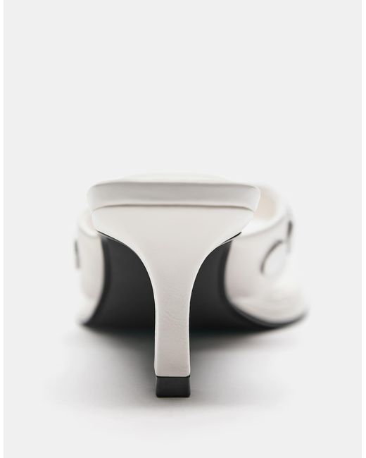 Pull&Bear White – sandaletten