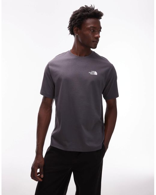 The North Face Blue Street Bear Backprint Oversized T-shirt for men